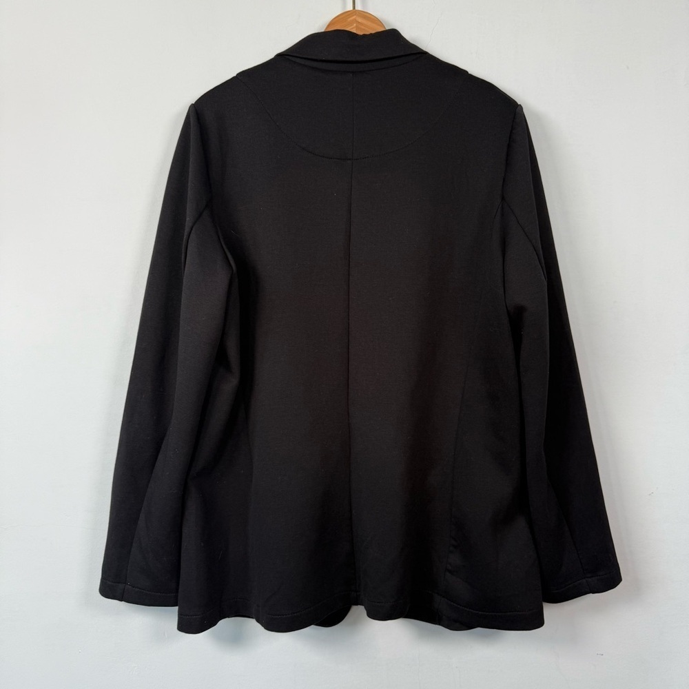 Max Studio Soft Black Oversized Blazer, Size XL - Picture 4 of 7